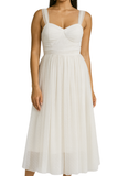 Ivory Grace Midi Dress