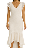 Lace Bloom Midi Dress