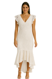 Lace Bloom Midi Dress
