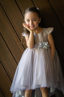 VESTIDO LILA CORTI-LARGO