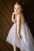 VESTIDO LILA CORTI-LARGO
