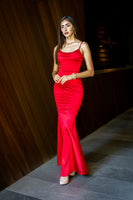 VESTIDO ROJO LARGO