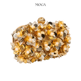 Golden Blossom Clutch