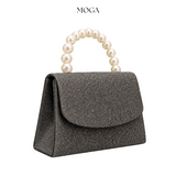 Pearl Noir Clutch