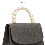 Pearl Noir Clutch