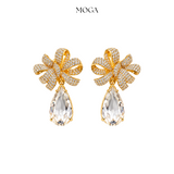 Golden Bow Earrings