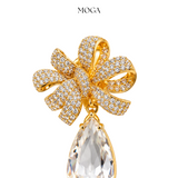 Golden Bow Earrings