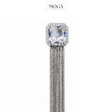 Silver Cascade Earrings