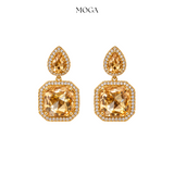 Golden Champagne Earrings