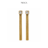 Golden Cascade Earrings