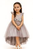 VESTIDO LILA CORTI-LARGO