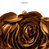 Bronze Rose Clutch