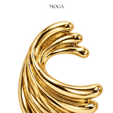 Golden Wave Earrings