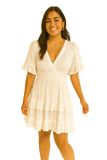 Ivory Breeze Tiered Dress