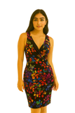 Midnight Garden Bodycon Dress