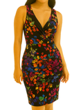 Midnight Garden Bodycon Dress