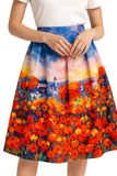 Sunset Meadow Art Skirt