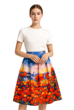 Sunset Meadow Art Skirt