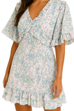 Blossom Breeze Ruffle Dress