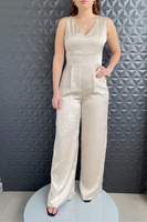 CHAMPAGNE JUMPSUIT