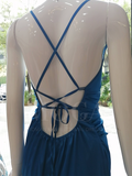 VESTIDO TEAL AZUL